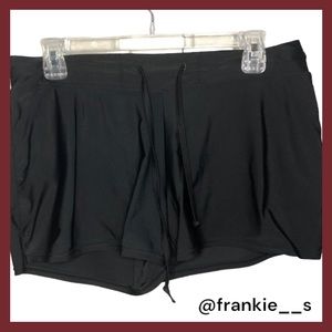 Cross 1946 - Black Drawstring Swim Shorts Inside Lining